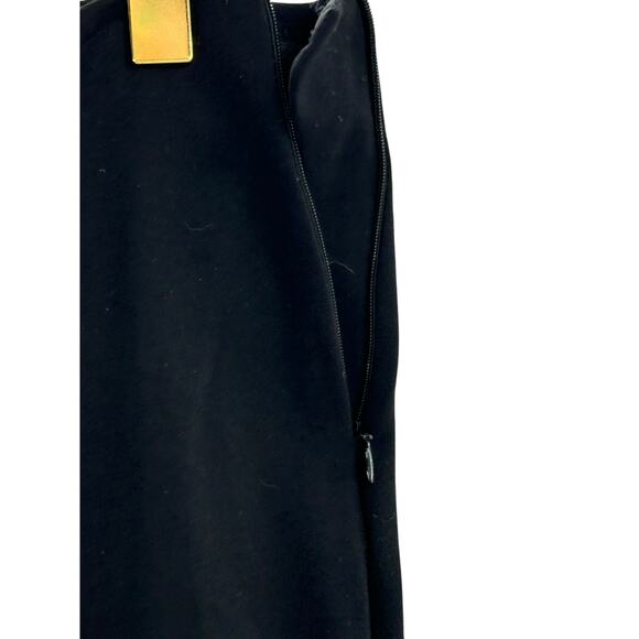 Chico’s Size 0.5 Short Petite (Small) Black Career Pants Slim Stretch Side Zip - Picture 5 of 11